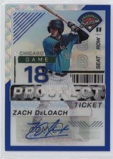 2024 Prospect Edition Blue Wave Prizm Signatures 56/75 Zach DeLoach Auto 1u6