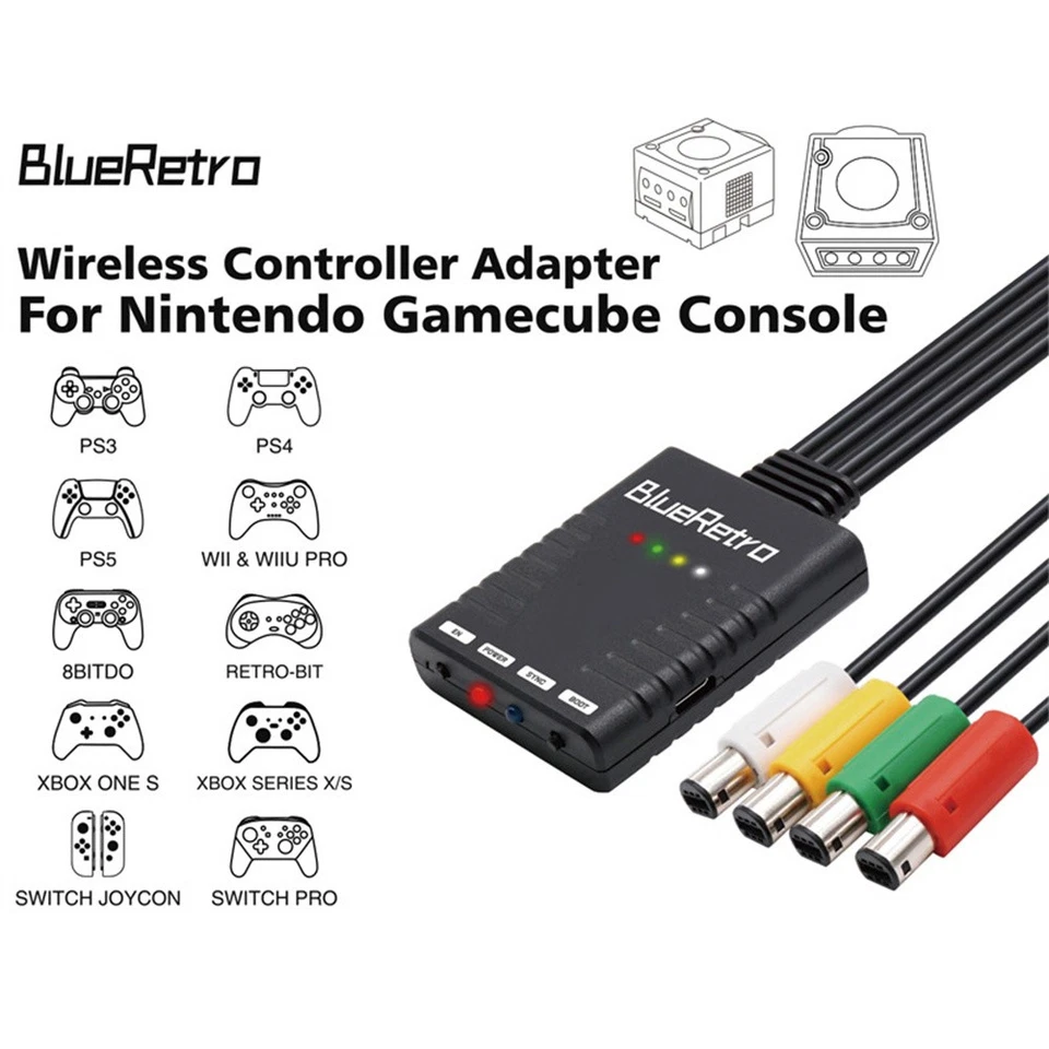 Wireless Controller Adapter For Nintendo PS4/PS5 Xbox One S Gamecube Console - Image 4 of 4