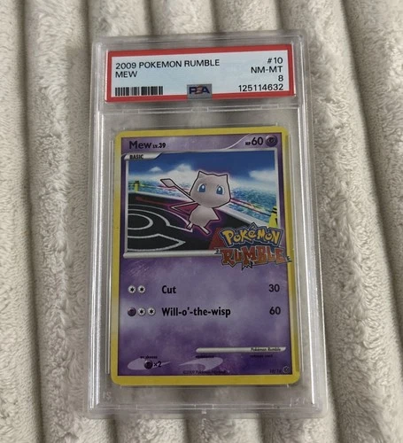 2009 POKEMON RUMBLE #10 MEW PSA 8