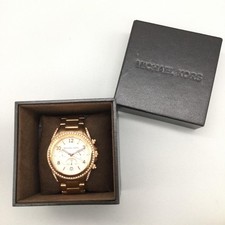 Michael Kors Blair MK-5353 Womens Watch 41mm Rose Gold Tone Chronograph Box