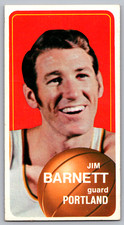 1970-71 TOPPS #142 JIM BARNETT TRAILBLAZERS