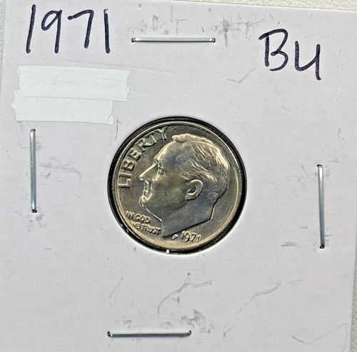 1971 Roosevelt Dime BU (Brilliant Uncirculated) Philadelphia Mint