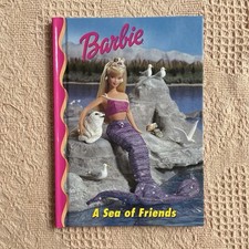 Lot of 4 Vintage Barbie Books Babysitting Mermaid Becky Best Friend 1998