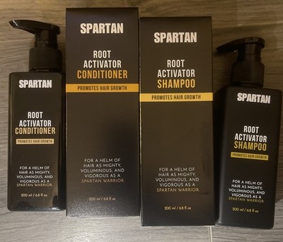 SPARTAN Root Activator Shampoo And Conditioner Set 6.8 Oz/ea NEW Sealed