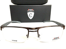 New Charriol Sport Titanium SP 23046 C8 54mm Semi-Rimless Men's Eyeglasses Frame