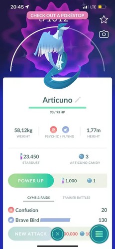 Pokémon Go -- 3 Shiny Galarian Zapdos, Moltres, Articuno -- P T C - Picture 3 of 4