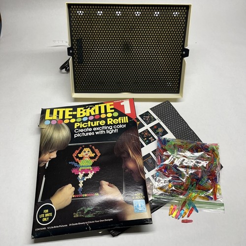 Vintage Lite Brite Hasbro 1978 - Funzionante - Foto 2 di 9