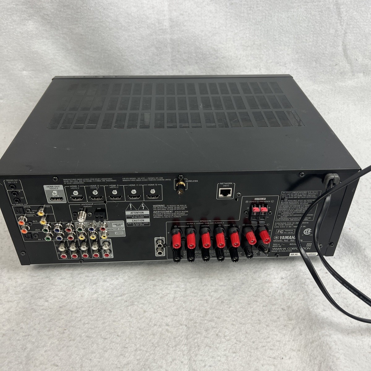 Yamaha RX V679 7.2 Channel 150 Watt Receiver Bluetooth WiFi