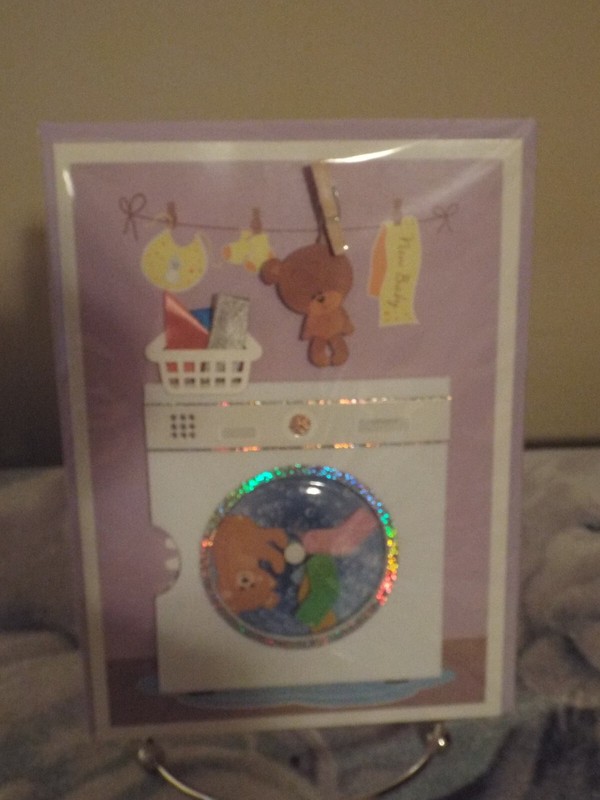 Burgoyne Baby Card Washing Machine NWT