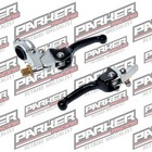 Pit Bike ASV Style Short Lever Set BLACK - Racing, Supermoto, Motocross