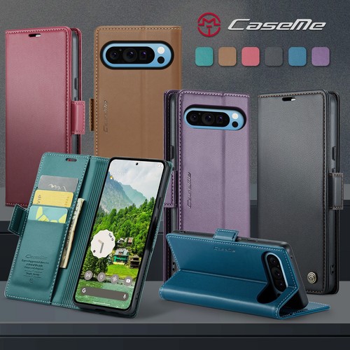 For Google Pixel 7A/8 Pro/9 Pro XL Phone Cases Wallet Card holder Leather Cover - Picture 3 of 87