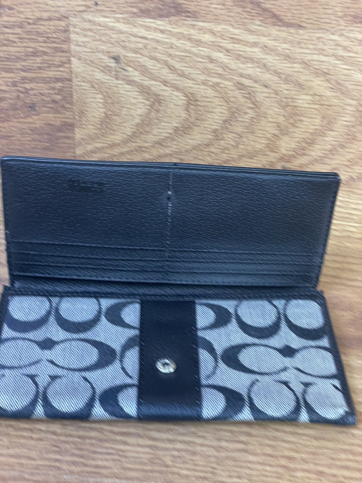 Coach Leatherware EST. 1941 Black signature wallet Gem