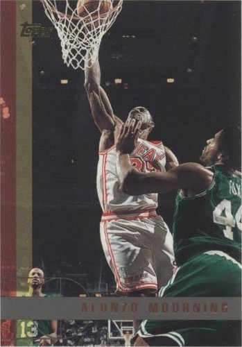 1997-98 Topps #101 Alonzo Mourning Miami Heat Basketball Card | eBay