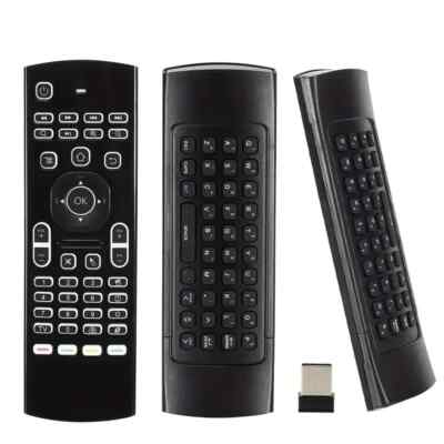 Backlit Air Mouse Remote Control 2.4G RF Wireless Keyboard TV Box Mini for Smart