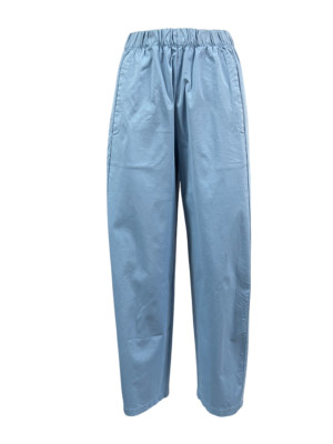 TREBARRABI women's blue egg pants PRUX CORAS MADE IN ITALY