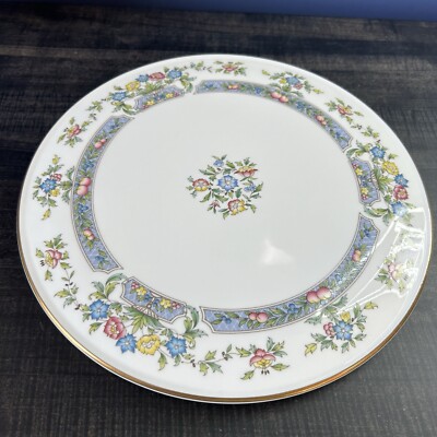 Vintage 1981 Royal Worcester MAYFIELD Cake Plate 10-3/4  England