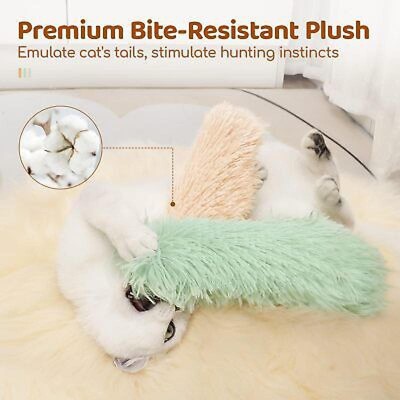 Cat Toys Cat Pillows 3 Pack Soft and Durable Crinkle Sound Catnip Toys Pillow