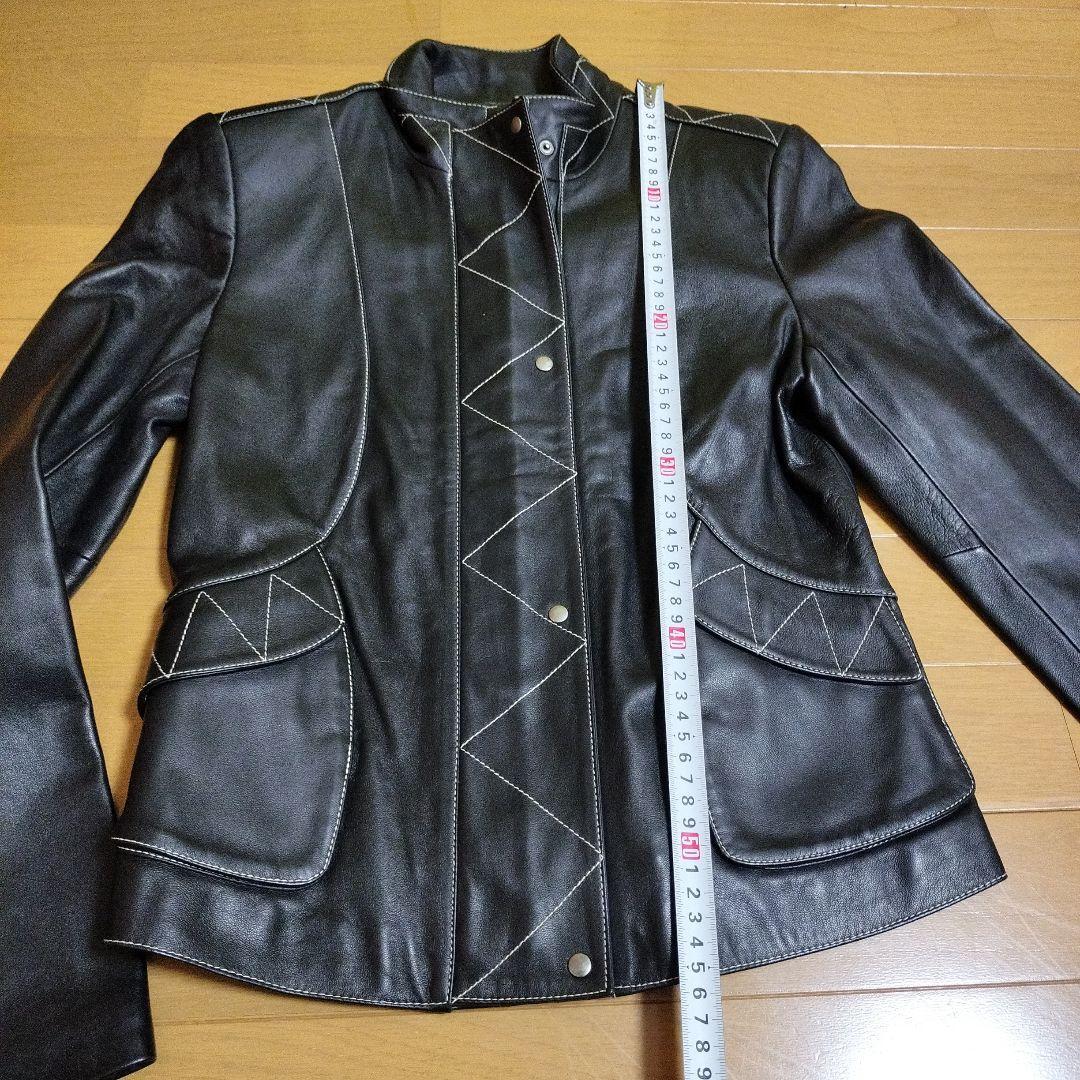 Black Leather Jacket Rich Add Italy Vintage | eBay