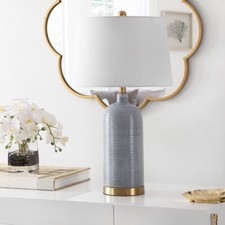 SAFAVIEH Stark 27" Table Lamp  Blue 