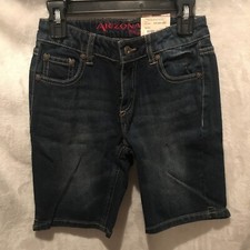 Arizona Jean Company Bermuda Shorts Girl's Size 12 Slim Blue Retail 26 TW-1453
