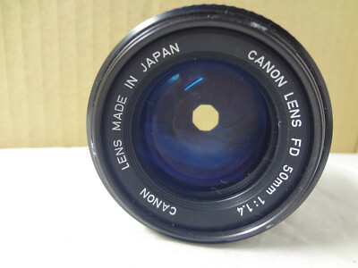 Canon LENS FD 50mm 1:1.4 (美品） Canon FD 50mm f/1.4 1.4 Manual Focusing Lens for Canon A-1