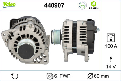 Valeo 440907 Alternator for Opel, Vauxhall