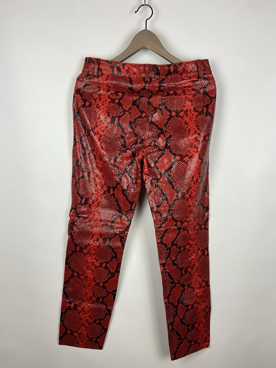 Snake Print Nylon Open Hem Pants sfs 最安価 S.F.S Snake Print Nylon Open Hem Pants - メルカリ