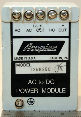 Acopian 12WB250 AC to DC Power Module