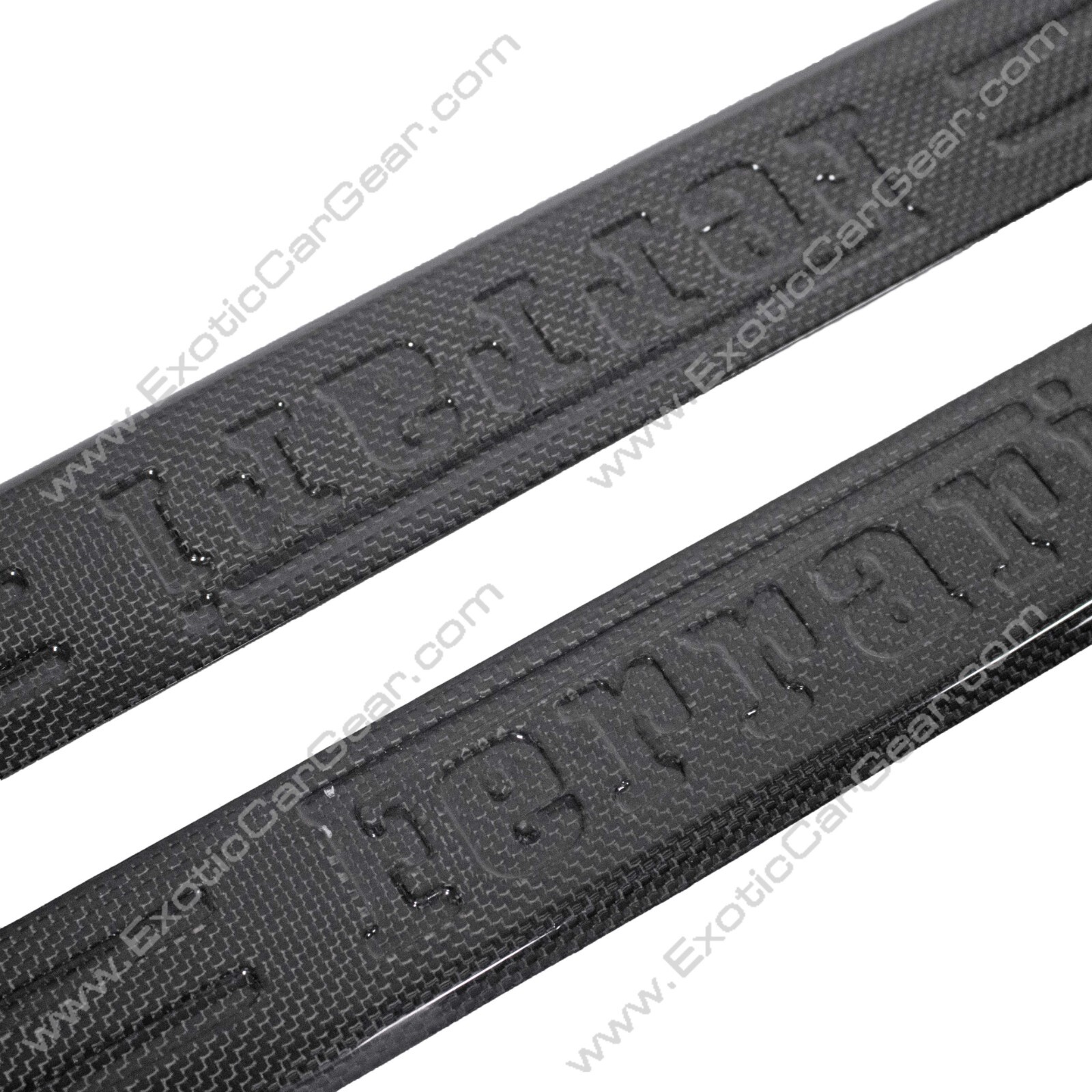Ferrari F8 Carbon Fiber Door Sills Embossed