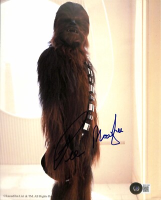 Peter Mayhew Chewbacca on Bespin Star Wars ESB Signed 8x10 Photo