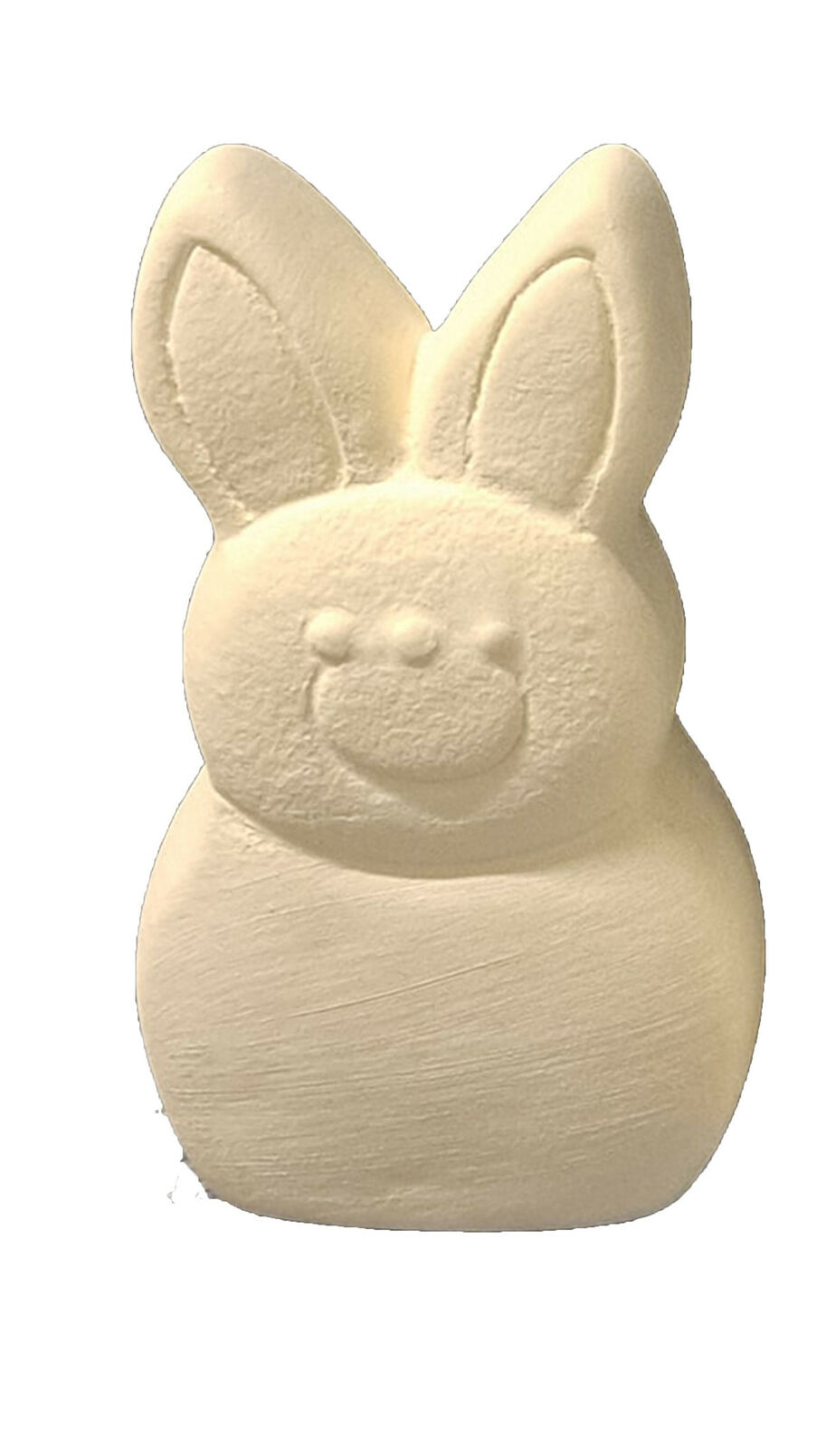 4.5" Marshmellow Bunny ready to paint ceramic bisque
