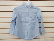 Boys Chaps $24 Oxford Blue Long Sleeve Dress/Casual Shirt Size 4