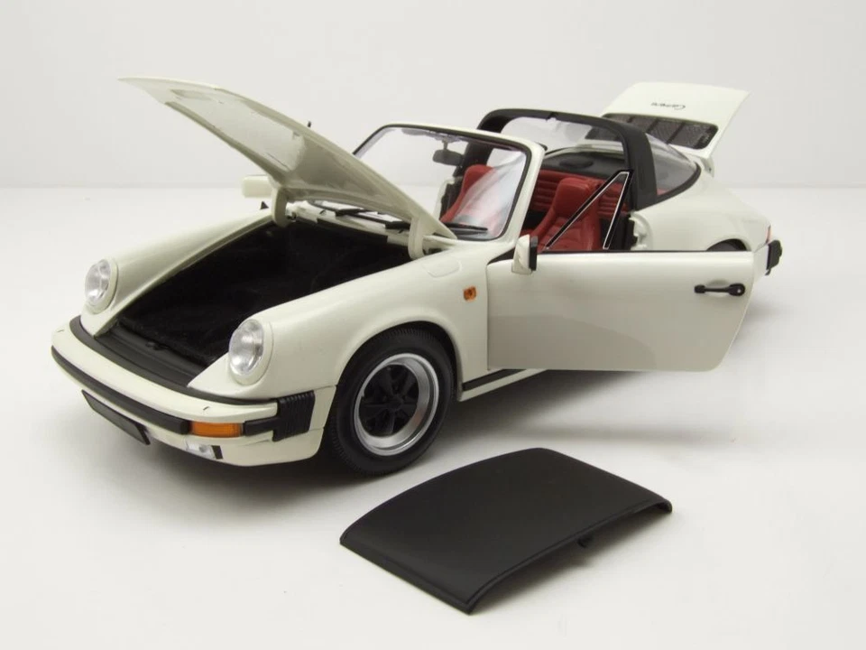 Porsche 911 Carrera Targa 1983 Bianco Modellino 1:18 Minichamps - Immagine 4 di 4