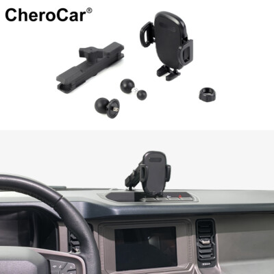 Car Dash Tray Mounted Phone Holder Stand Bracket Clip For Ford Bronco 2021-2025