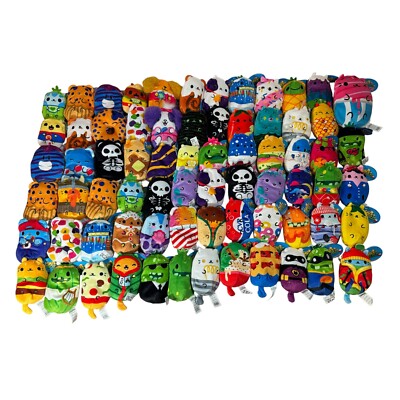Cats vs Pickles Bears vs Donuts Dogs vs Squirrel LOT Of 71 Toy Soft Bean Bag NWT