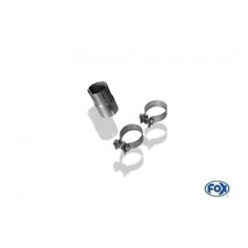 FOX Sportauspuff Adapter 70/60mm für BM101005-xxx inkl. Schellen BMW X3 F25 18i