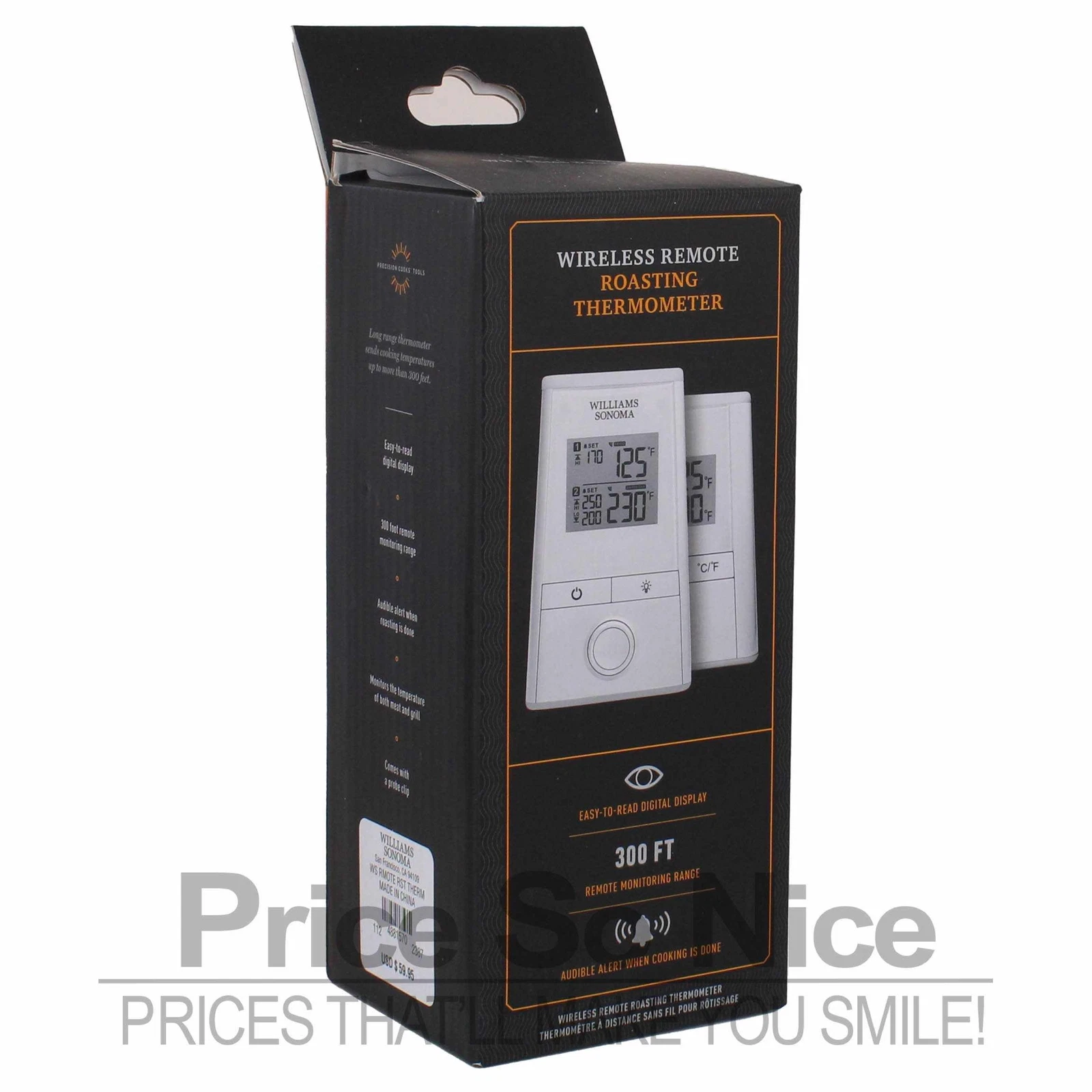 Williams Sonoma Remote Roasting Thermometer MSRP $65 - New
Opens in a new window or tab