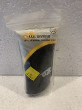 U.S. Divers Silicone Swim Cap, Black NIP