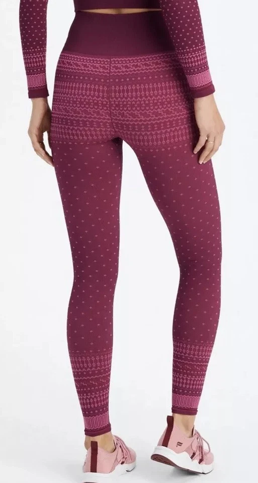 Leggings Fabletics para mujer pequeños cintura alta sin costuras Fair Isle Foto 4 de 4
