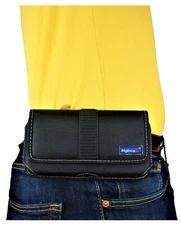 Mgbca Nylon Phone Holster Pouch For Galaxy A14 Belt Holder| Magnetic Closure