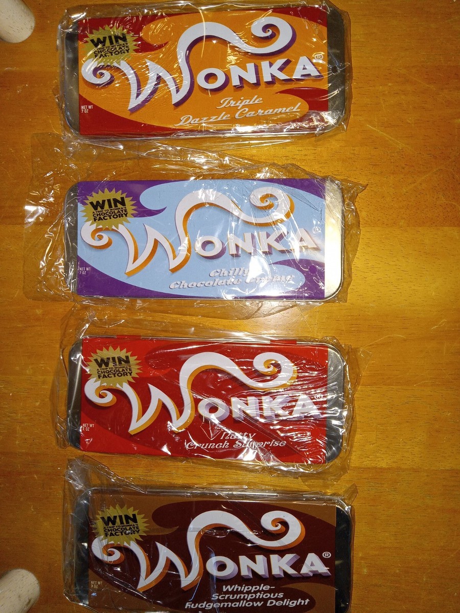 WILLY WONKA COOL Stash Tin by NECA Complete Set of 4 HOT TOPIC