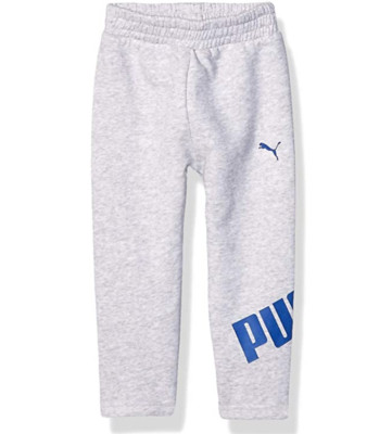 PUMA Little Boys' Fleece Pants, Light Heather Grey, 6 niño pantalon ropa
