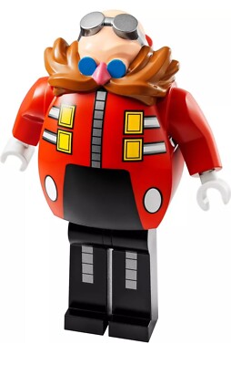 Lego Dr Eggman Minifigur (Doktor Ivo Robotnik) selten aus Sonic The Hedgehog NV3