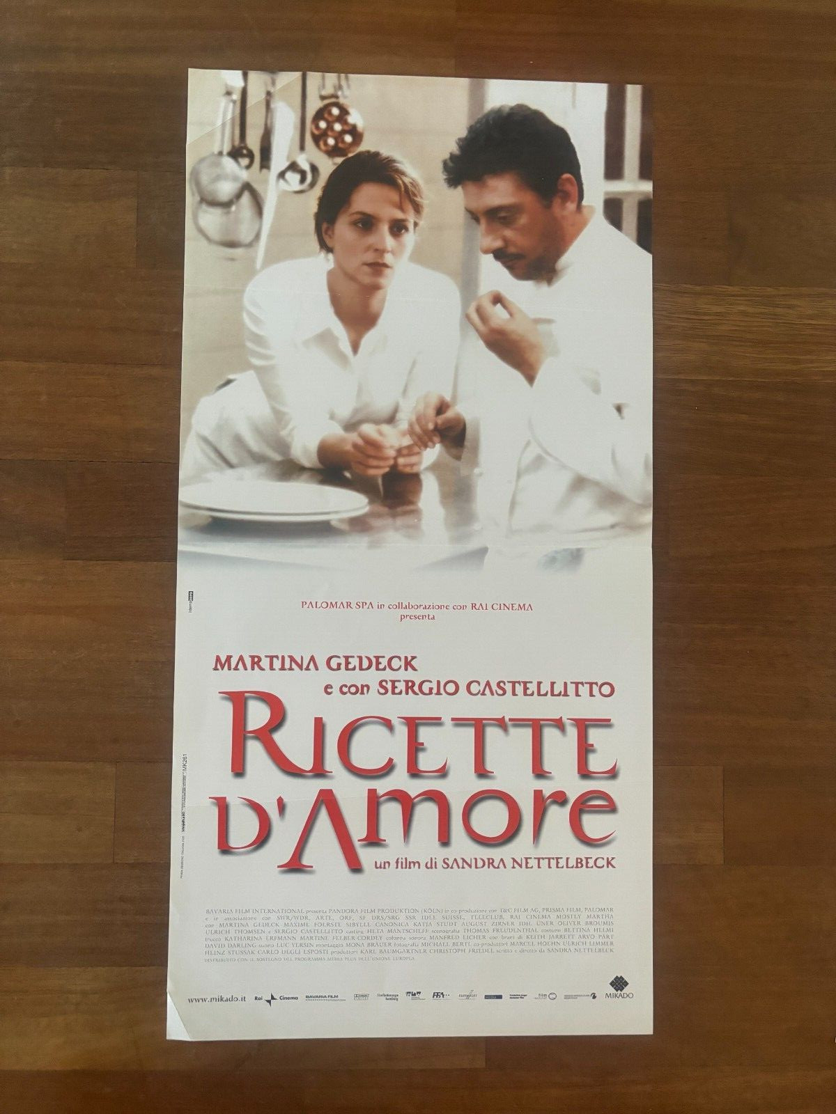Locandina originale film Ricette d'amore (2002) - Regia di Sandra Nettelbeck