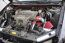 RED For 2000-2005 Buick Lesabre 3.8L V6 Air Intake System Kit + Filter