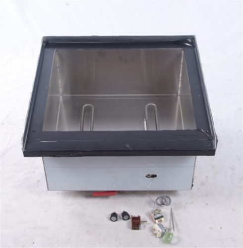 Wasserbecken Bain Marie Edelstahl 61x60x32cm Industrie Gastronomie Gastro Becken