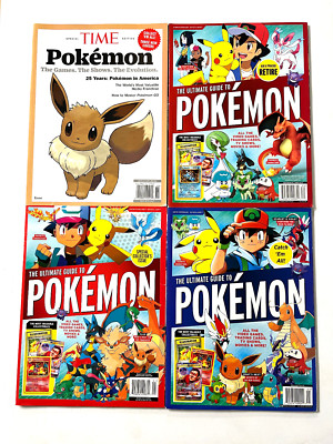 POKEMON   LOT OF 4 ISSUES   ''The Games, Shows & More!'' Special Editions