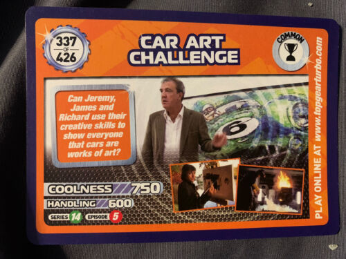 Top Gear Turbo Challenge Card Car Art Challenge No 337 - Picture 1 of 2