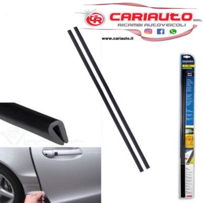 Paar Türschoner, Autotürschutz, Farbe schwarz, Steckmontage 