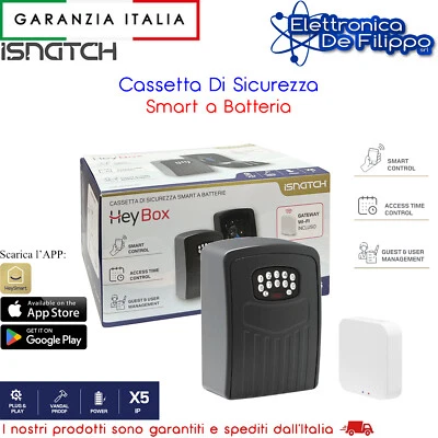 ISNATCH Cassetta Di Sicurezza Smart a Batteria